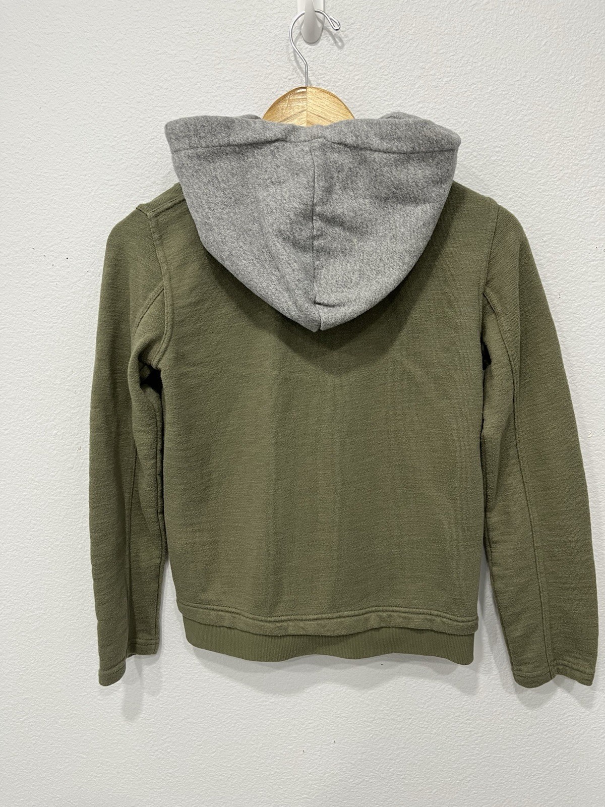 Billabong Green/Gray Hooded Full Zip Button Front Hoodie Men’s Regular S/P