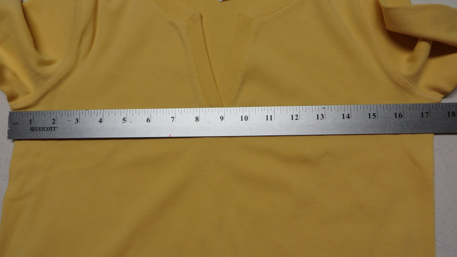 NWT Talbots yellow 3/4 sleeve 100% Baumwolle Cotton top PS with FREE SS tee Sm