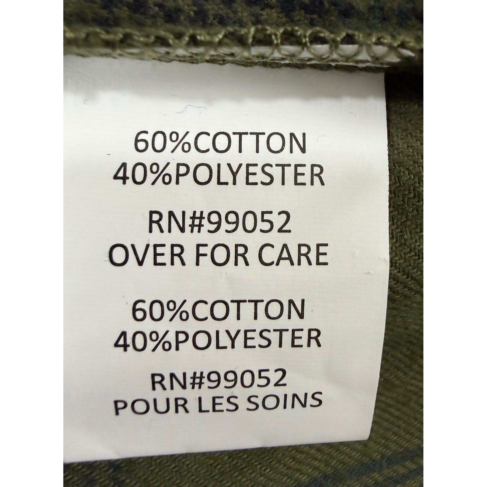 Troll Co Amperage Flannel Shirt Men Size XL Olive Green Plaid Snap Button up New