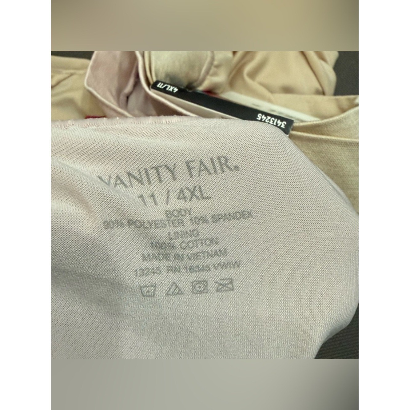 Vanity Fair Radiant Collection Underwear 3 Pack Flex Waistband NWT size 11 4XL