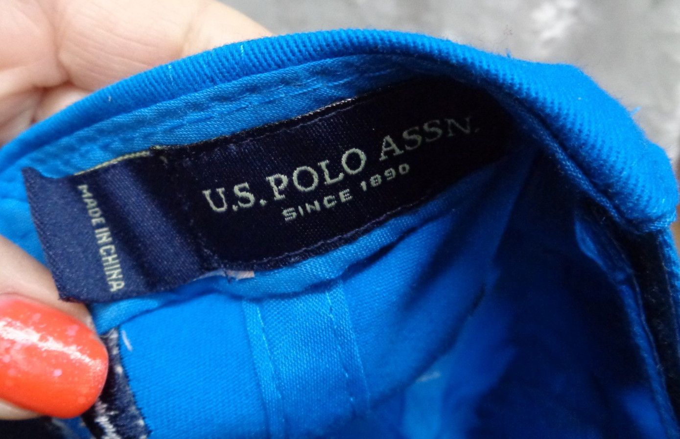 Youth U.S. POLO ASSN. Ball Cap Hat ~ BLUE / USPA 3 ~ Style CH240078 ~ NWT