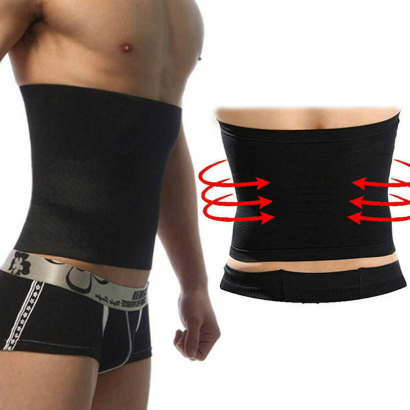 Men Seamless Thermo Tummy Control Belt Body Shaper Girdle Slimming Waist Trainer