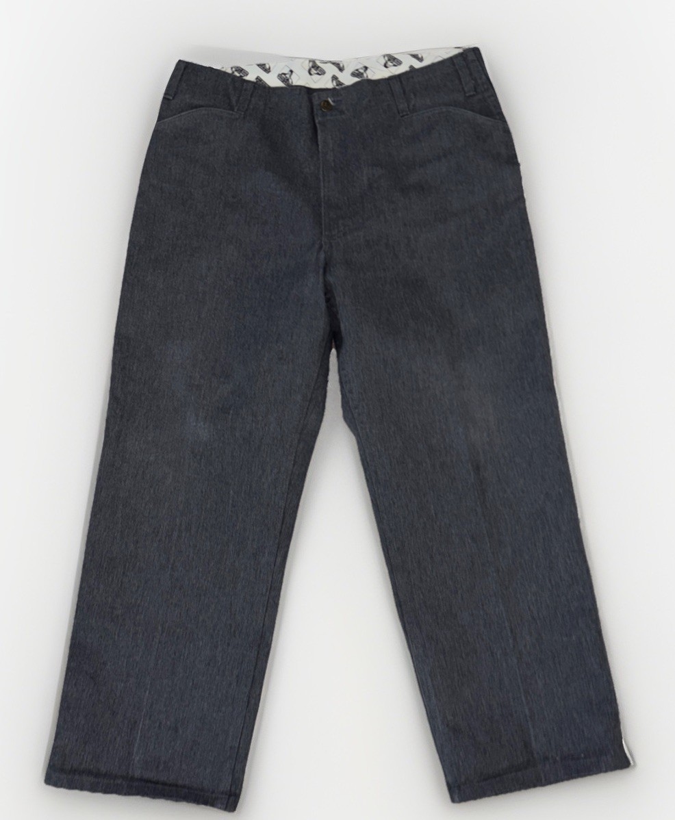 Vintage 90s Ben Davis Twill Charcoal Gray Pants Frisko Style Size 36