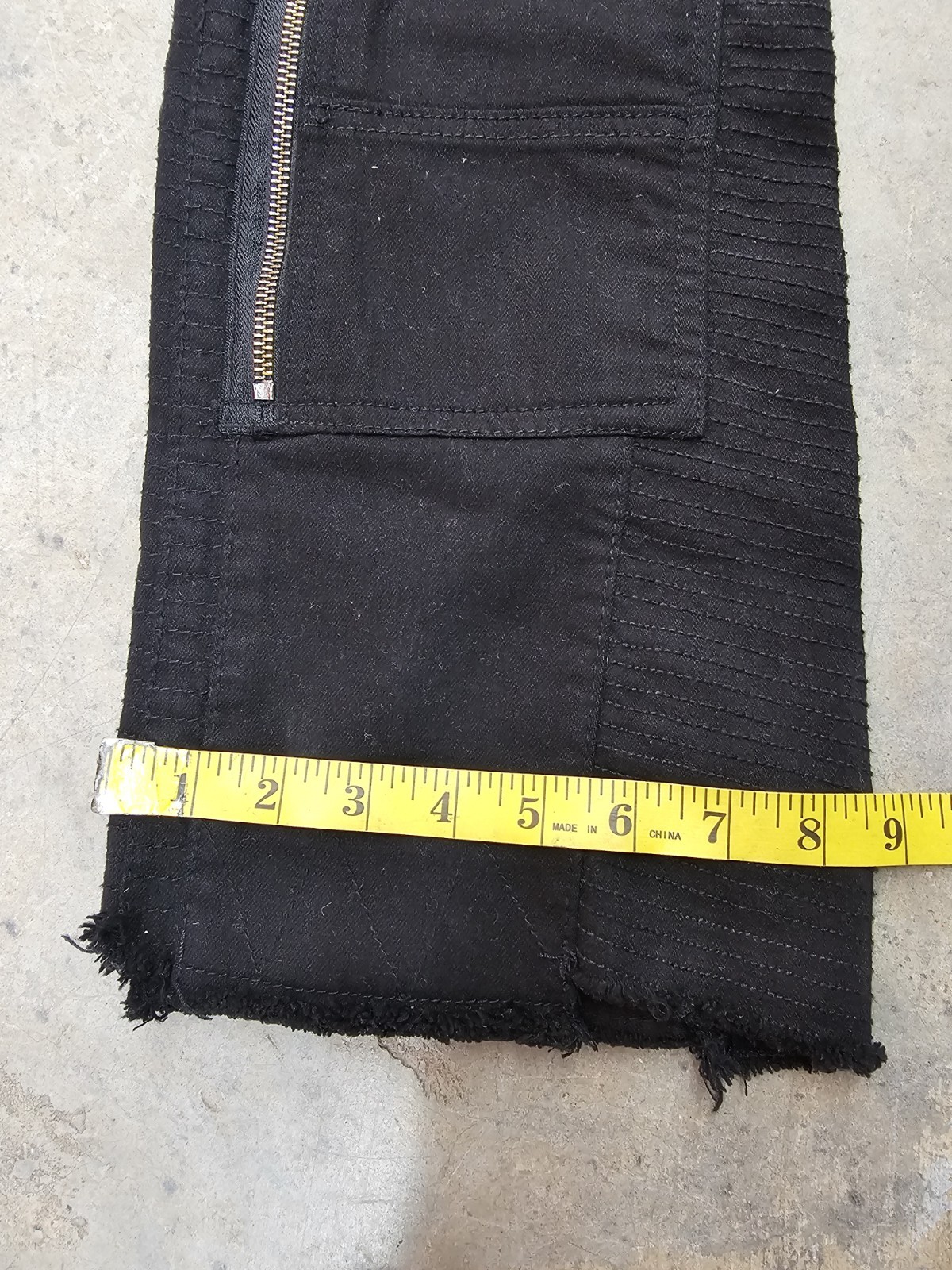 Jordan Craig Martin Stacked Aviation Cargo Pants Mens 34×37 Black Multi Pockets
