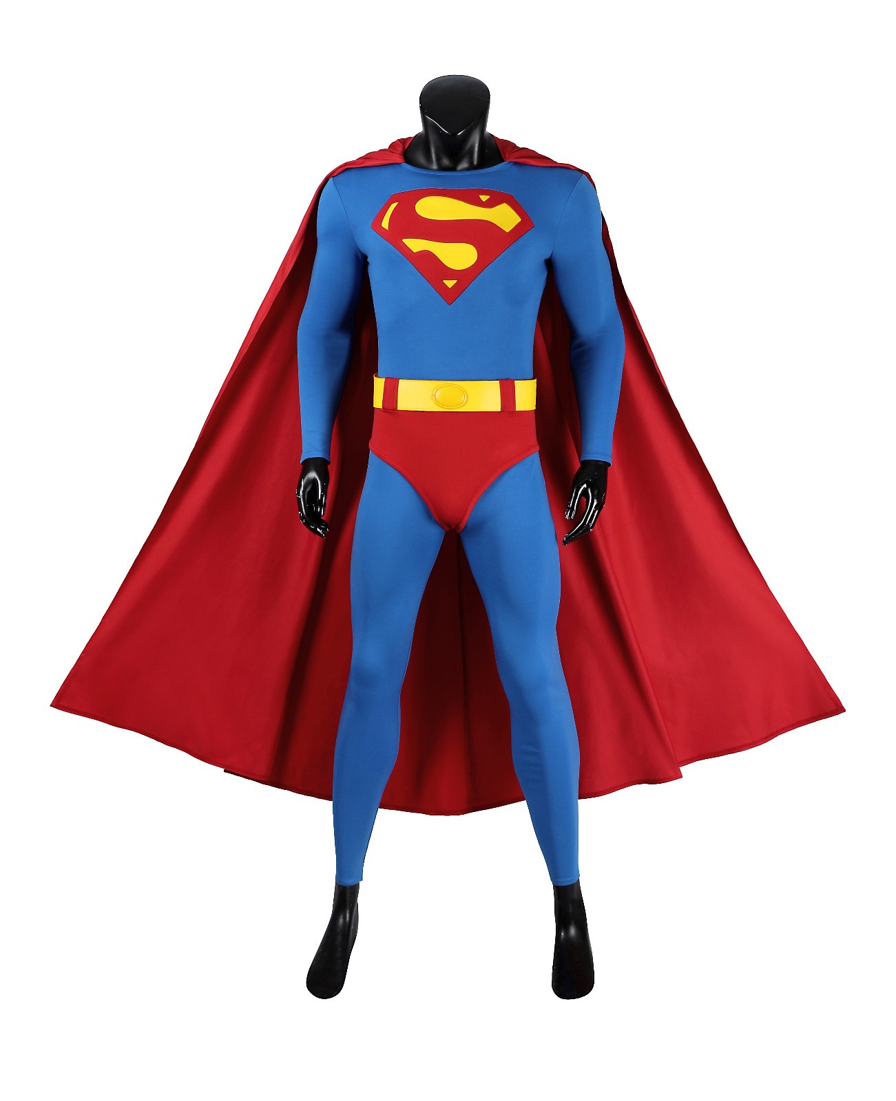 Christopher Reeve superman 1978 Superman Cosplay Costume Jumpsuit Halloween Set