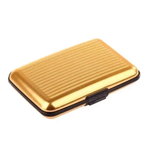 Pocket Waterproof Business ID Credit Card Wallet Holder Aluminum Metal RFID Case