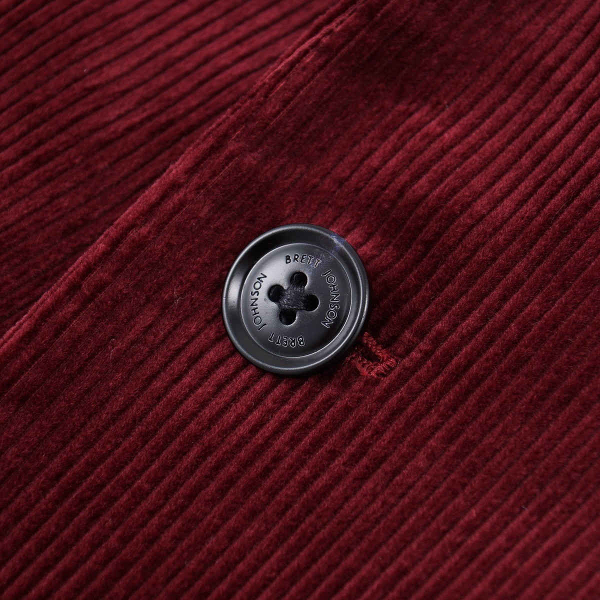 Brett Johnson Cherry Burgundy Velvet Corduroy Cotton Sport Coat 44R (Eu 54) New