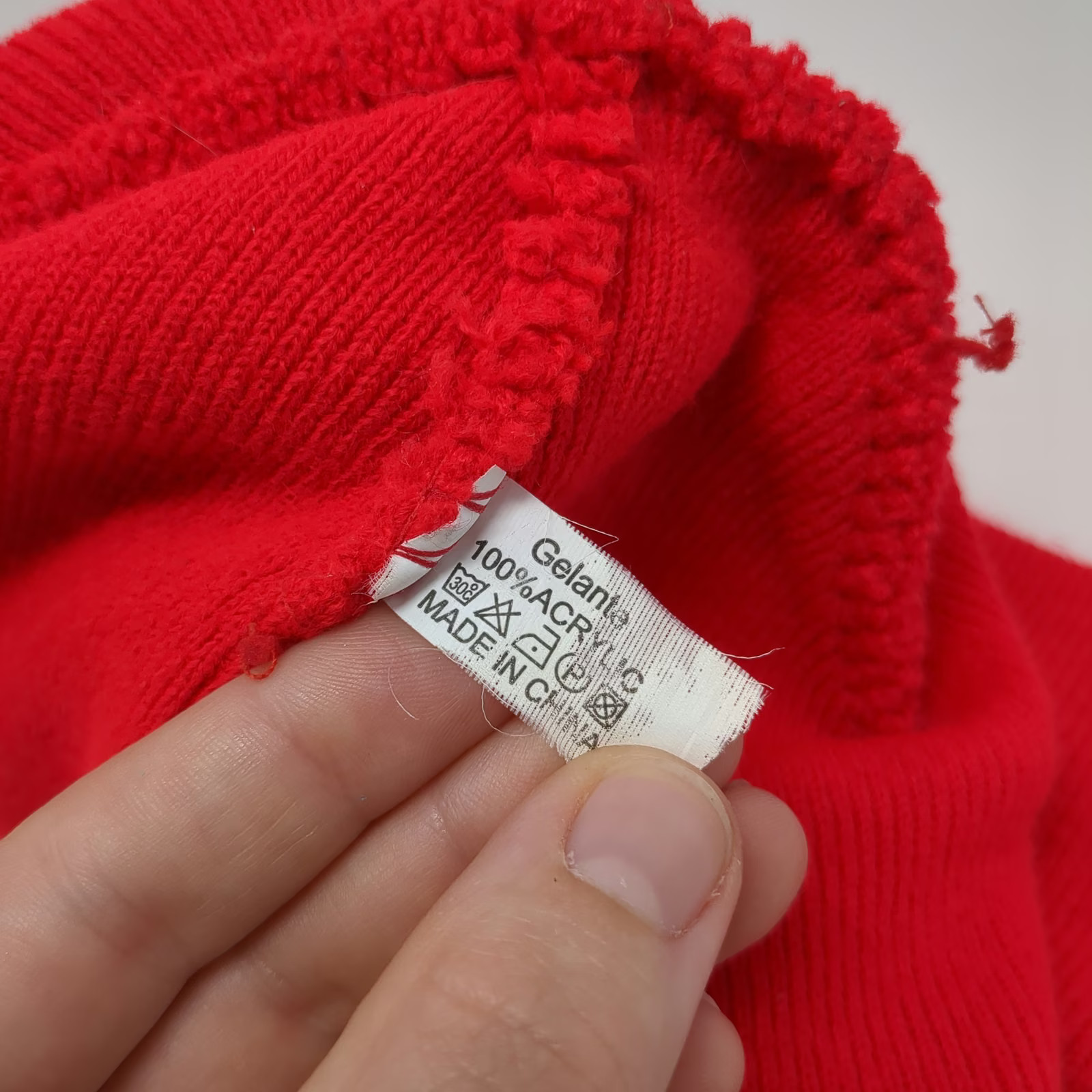 Gelante Beanie Red One Size Javaespresso Beverage Company Coffee Logo Knit Hat
