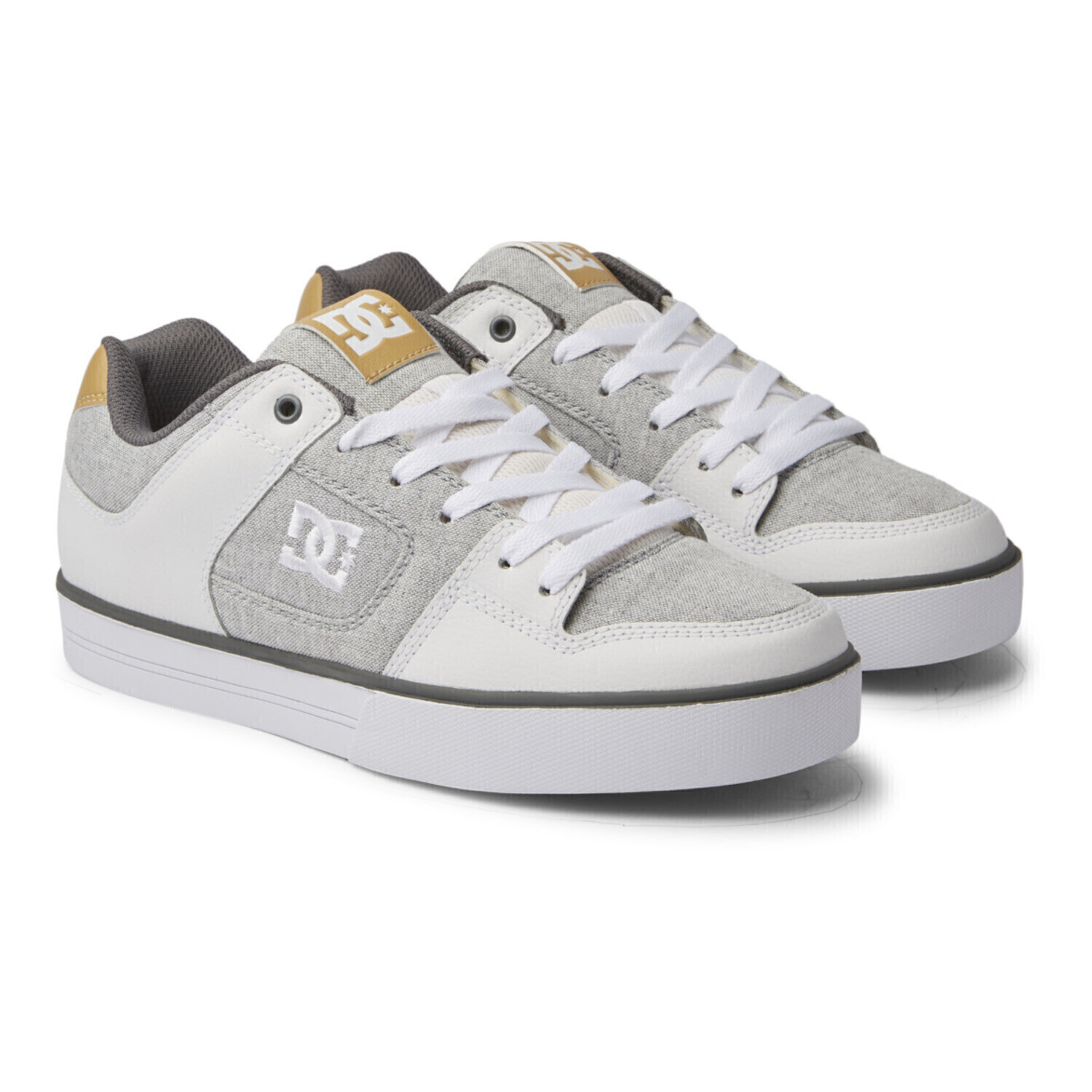 DC shoes pure grey white grey skate shoes new 39 40 41 42 43 44 45 46