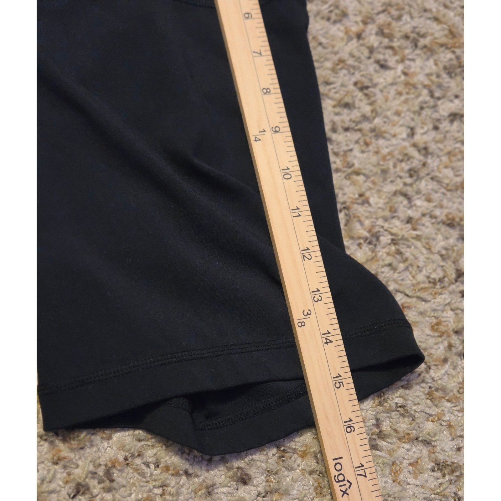 Yogalicious Lux Everyday 5″ Super Hi Rise Shorts Women’s Size Large Black