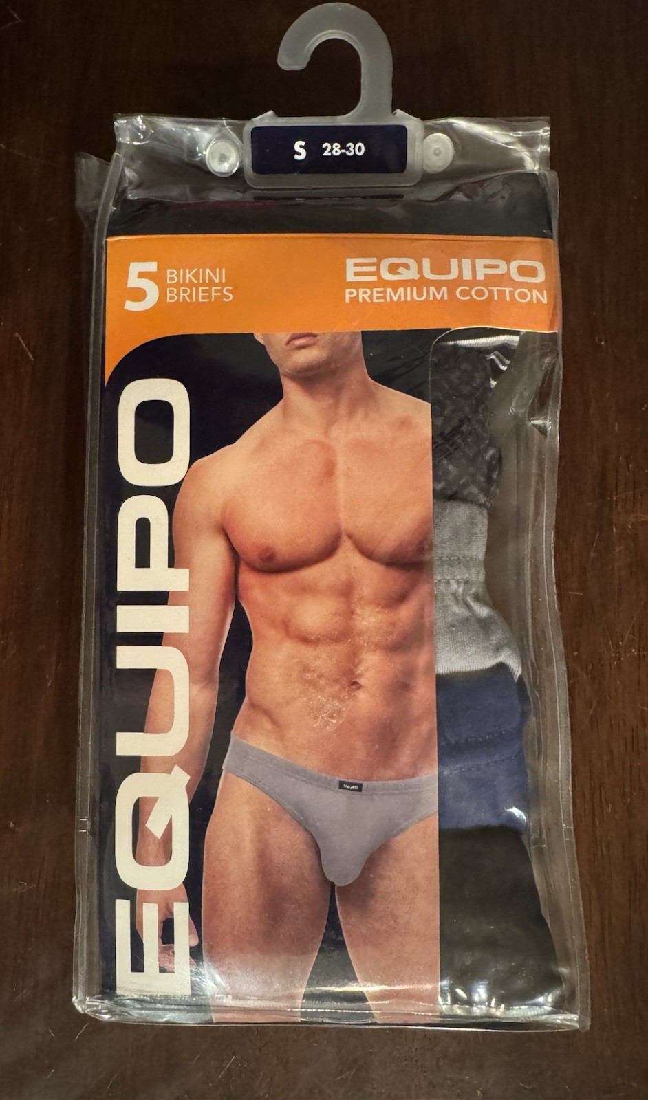 EQUIPO Cotton Bikini Briefs 5 Pack Men’s Small (Hard To Find Color Option)