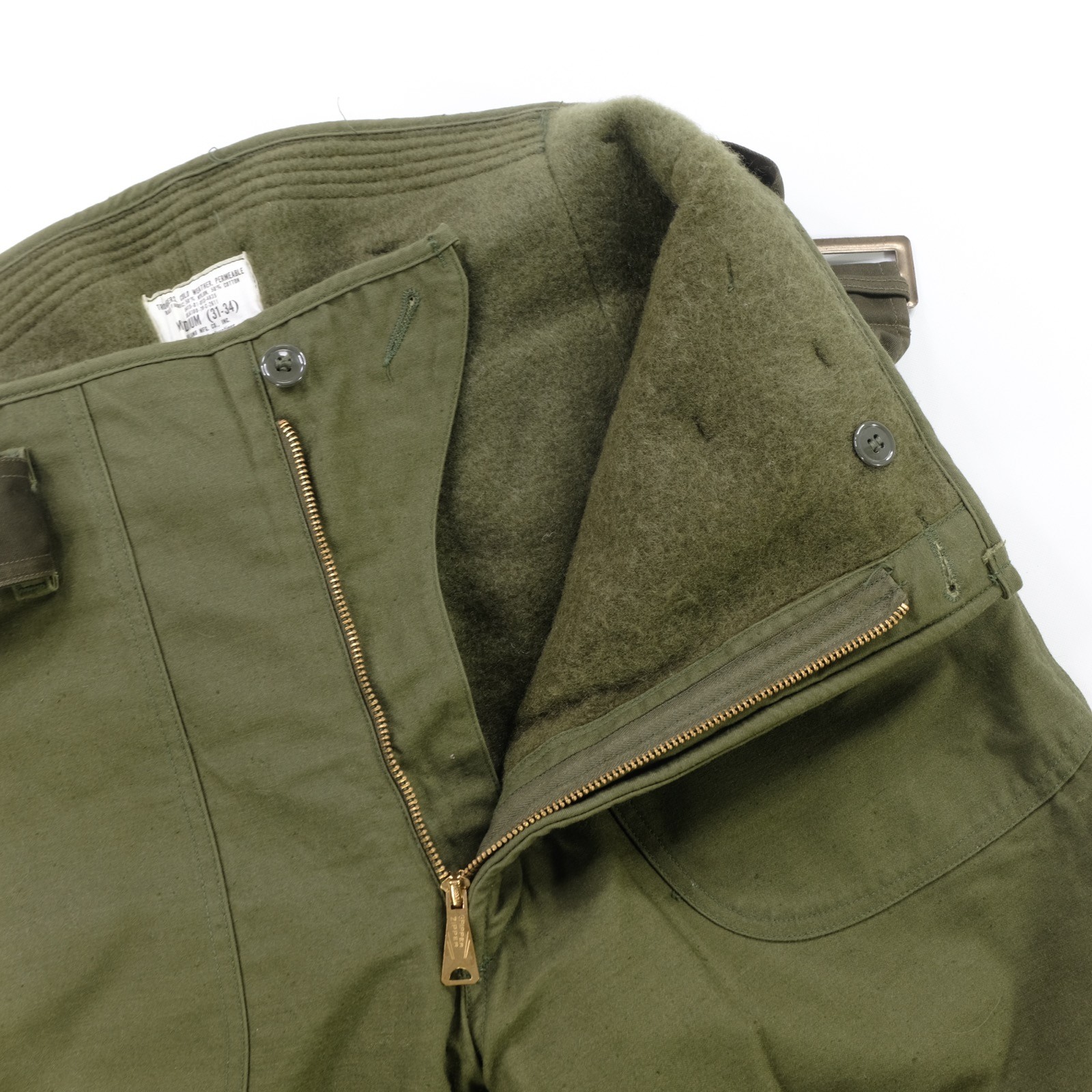 Rare Vintage ALAMO MFG CO. M-1950 1979 Cold Weather Permeable Field Pants 70s M