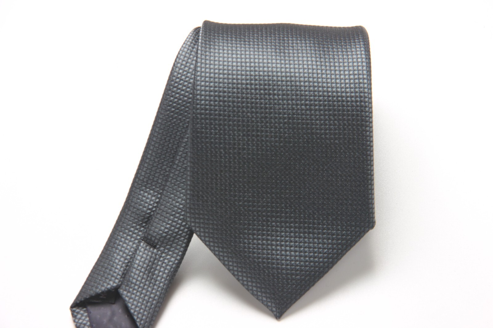 New Classic Checks Plaids Gray JACQUARD WOVEN 100% Silk Men’s Necktie Tie