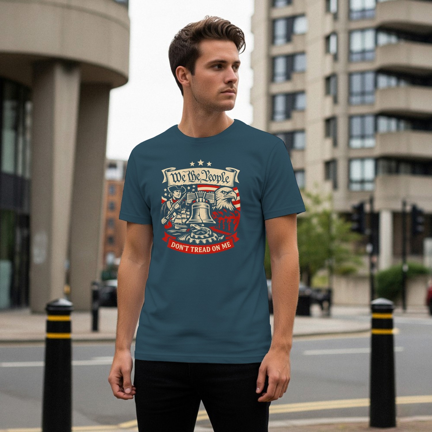 We The People Don’t Tread On Me Men’s T-shirt