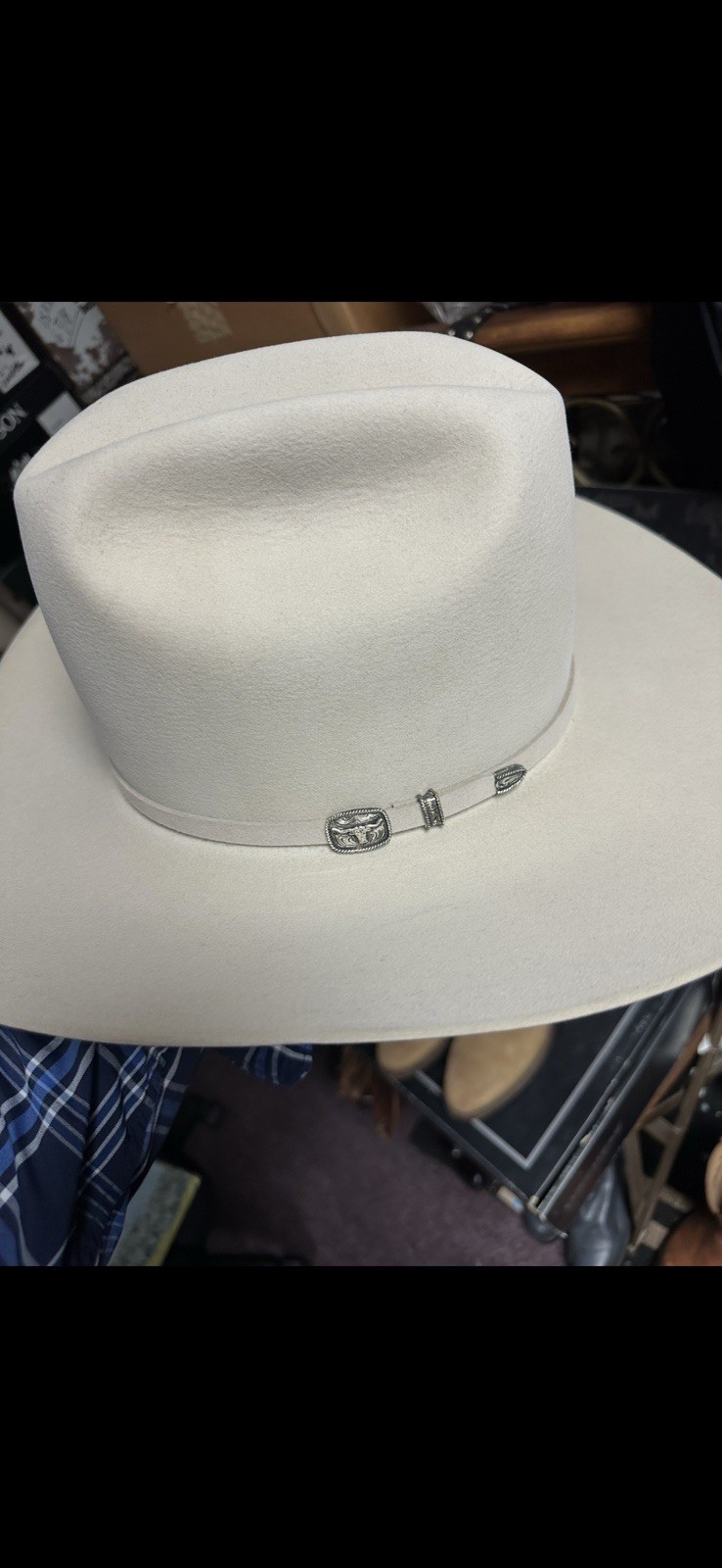 STETSON HAT 30X SIZE 7 3/8 BEAVER RANCHER SILVERBELLY WESTERN