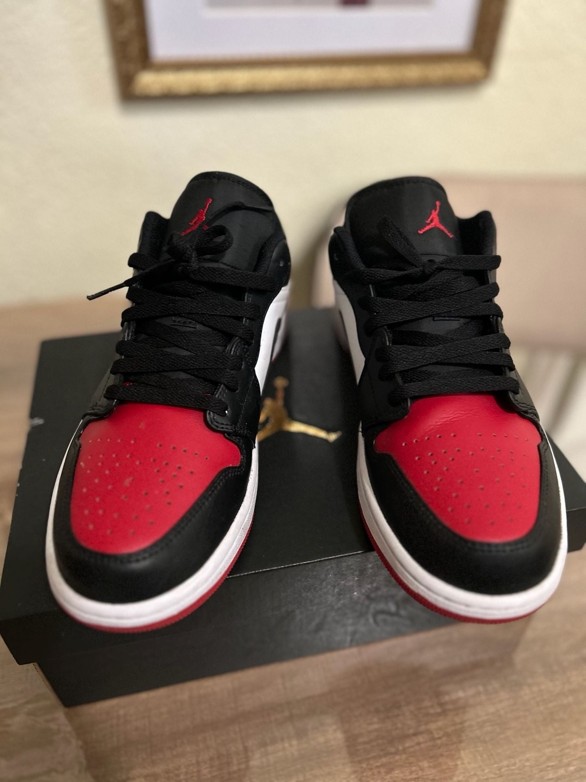 Air Jordan 1 Low ‘Bred Toe 2.0’ (Style 553558 161)