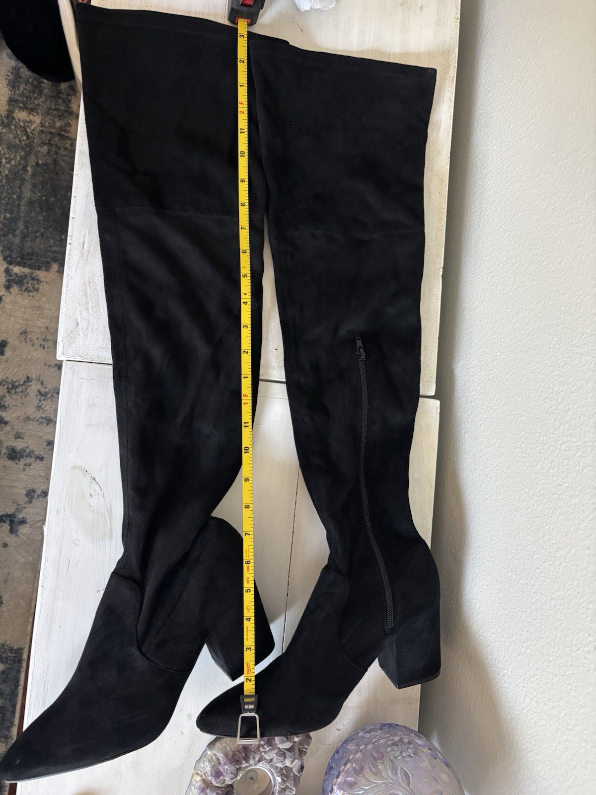 Black Women’s Knee High Boots – Size 9.5