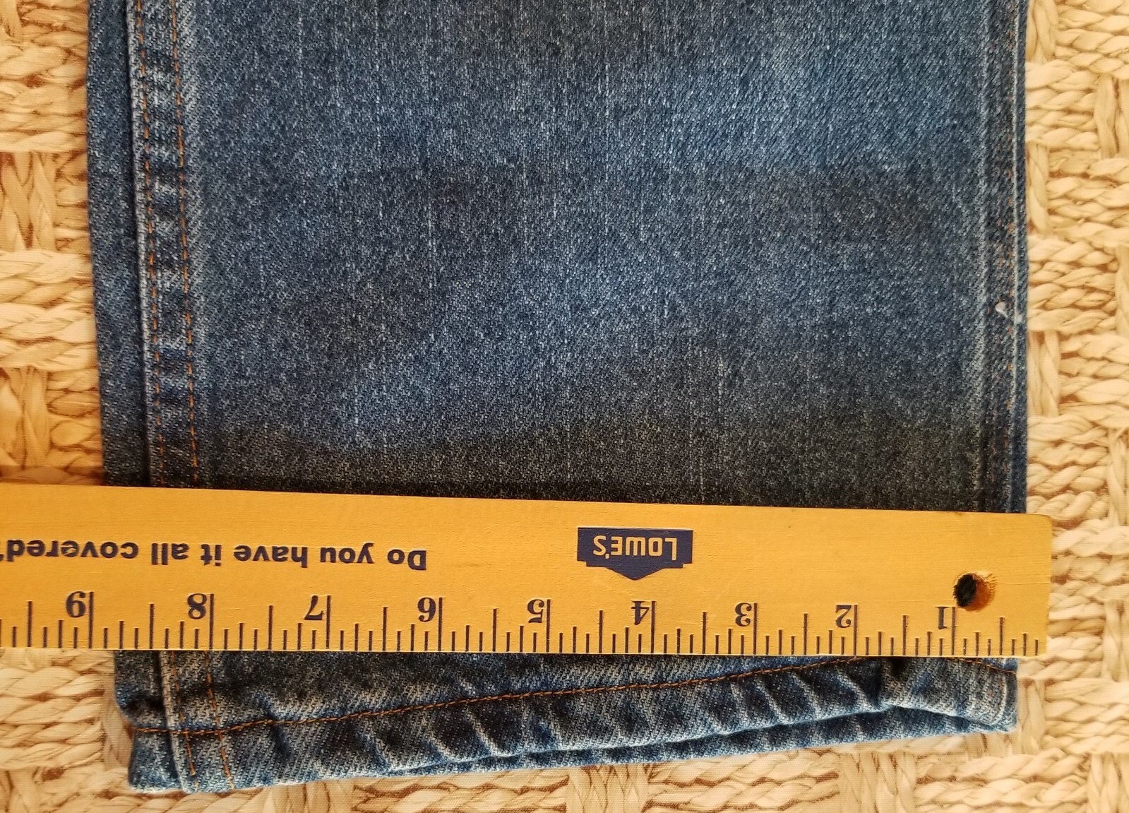 Saddlebred Straight Leg Carpenter’s Jeans Men’s W32x32 Blue Medium Wash Denim