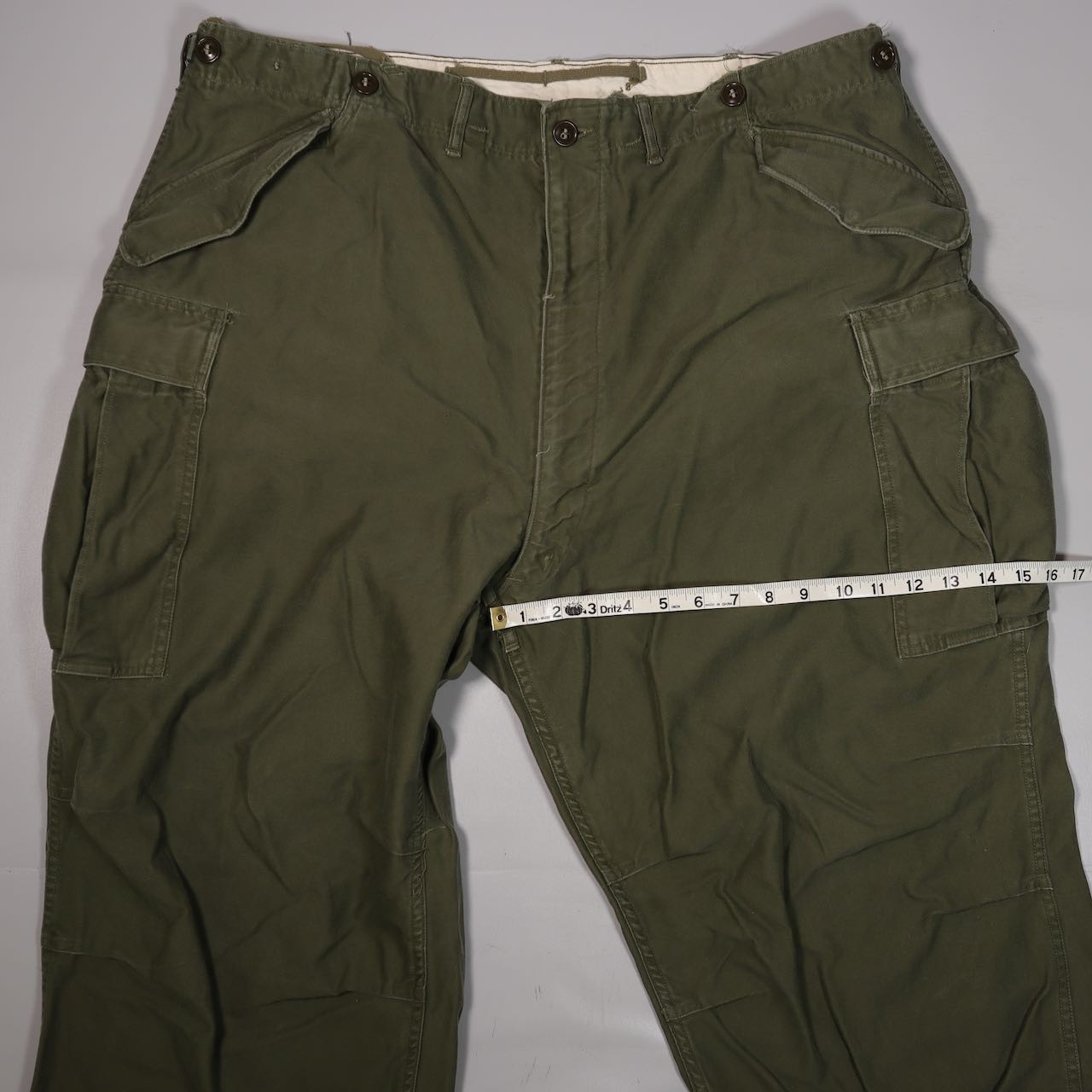 VTG 1952 US Army M51 Field Shell Trousers Korean War Fulton Cargo Pants 40×29