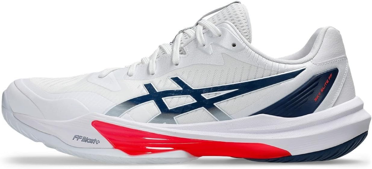 ASICS Volleyball Shoes SKY ELITE FF 3 1051A080-104 White/Mako Blue