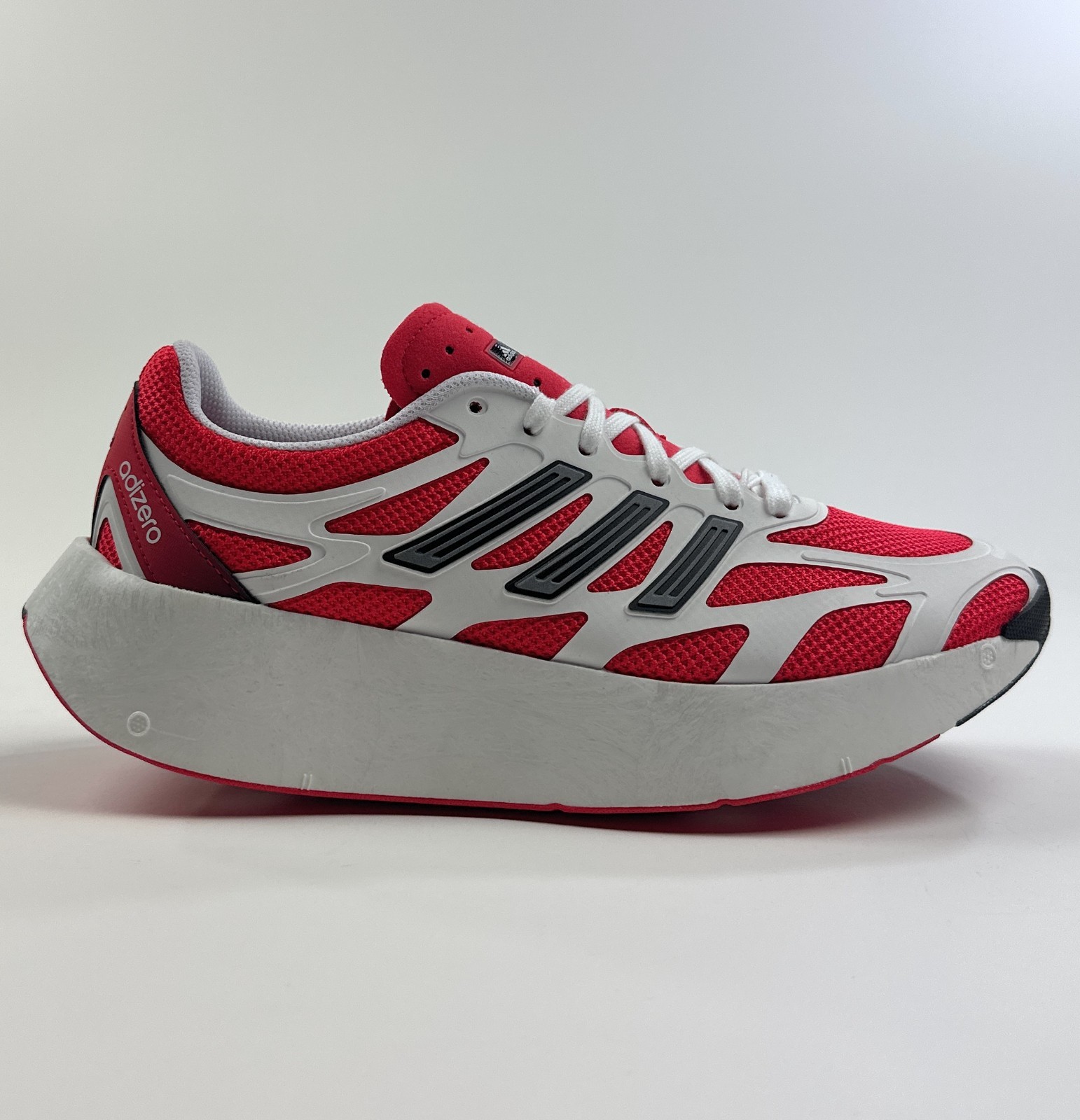 adidas Adizero Aruku White Pure Ruby Red Mens 8 Shoes Athletic Running JI0308