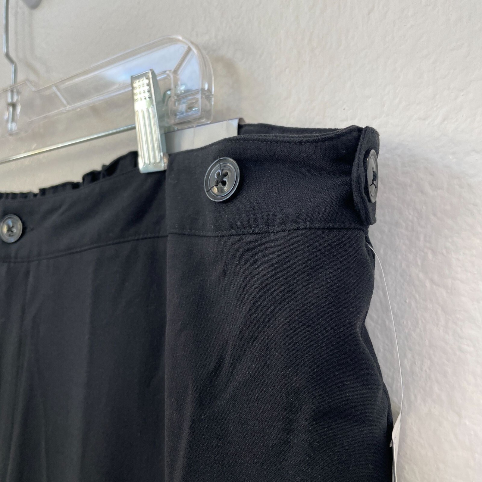 NEW Catherines Womens Plus 22W Jayne Pants Adjustable Side Tabs Black Trousers