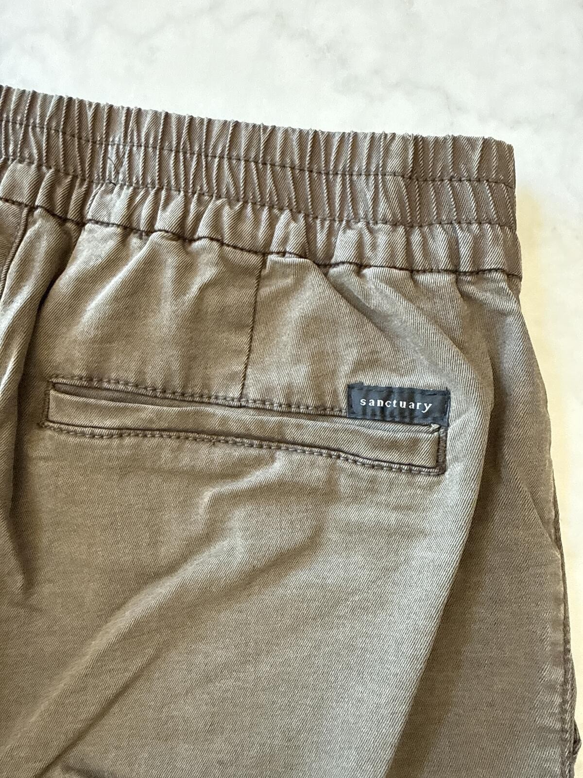 Sanctuary Standard Surplus Brown Cargo Jogger Pants Size 28