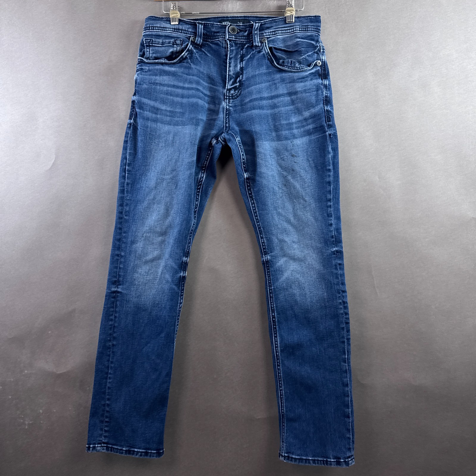 Buckle BKE Jeans Men 30×28 Blue Alec Denim Pant Faded Stretch Washout (Tag32x30)