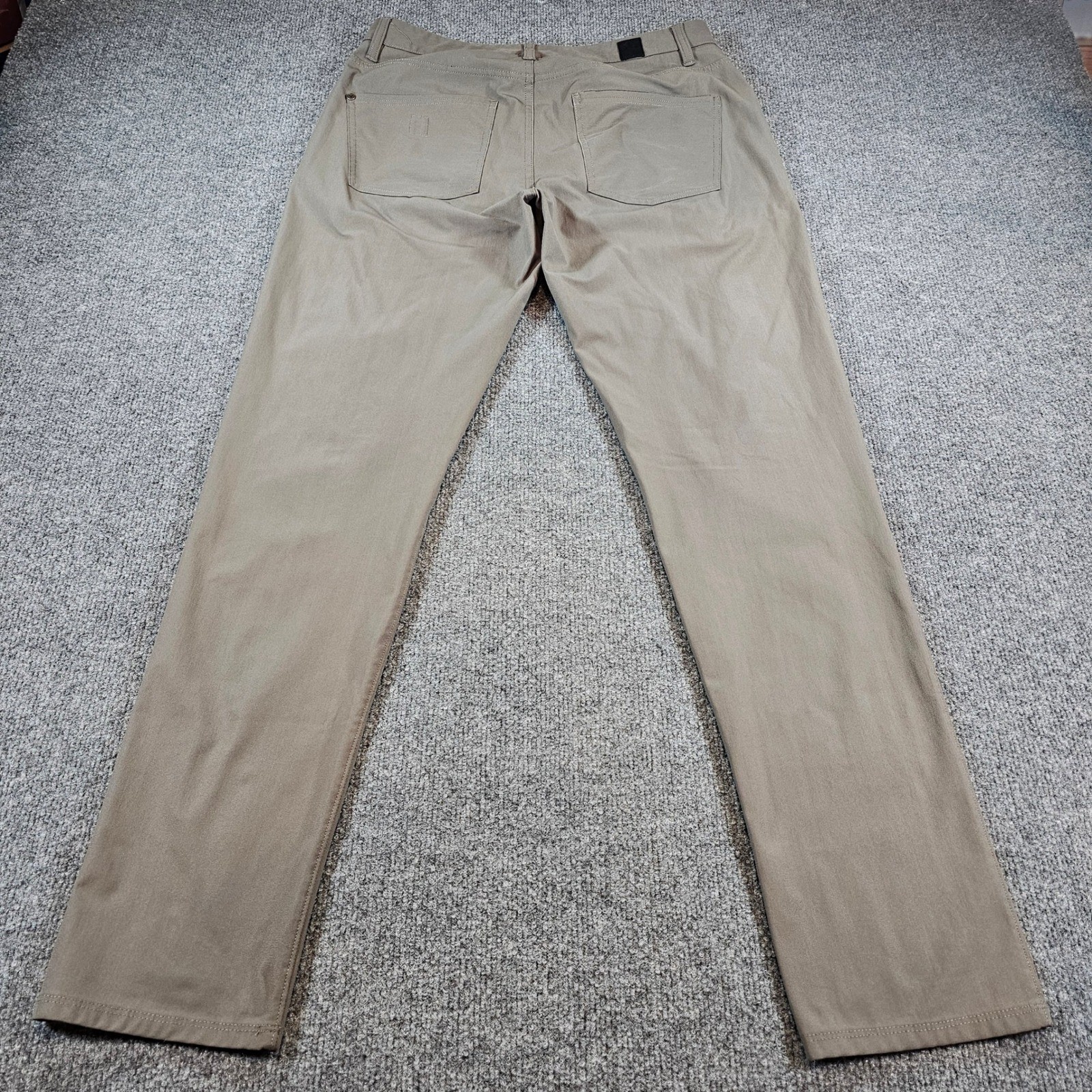 Vuori Mens 32 Olive Green Technical Performance 5-Pocket Stretch Pants Mens