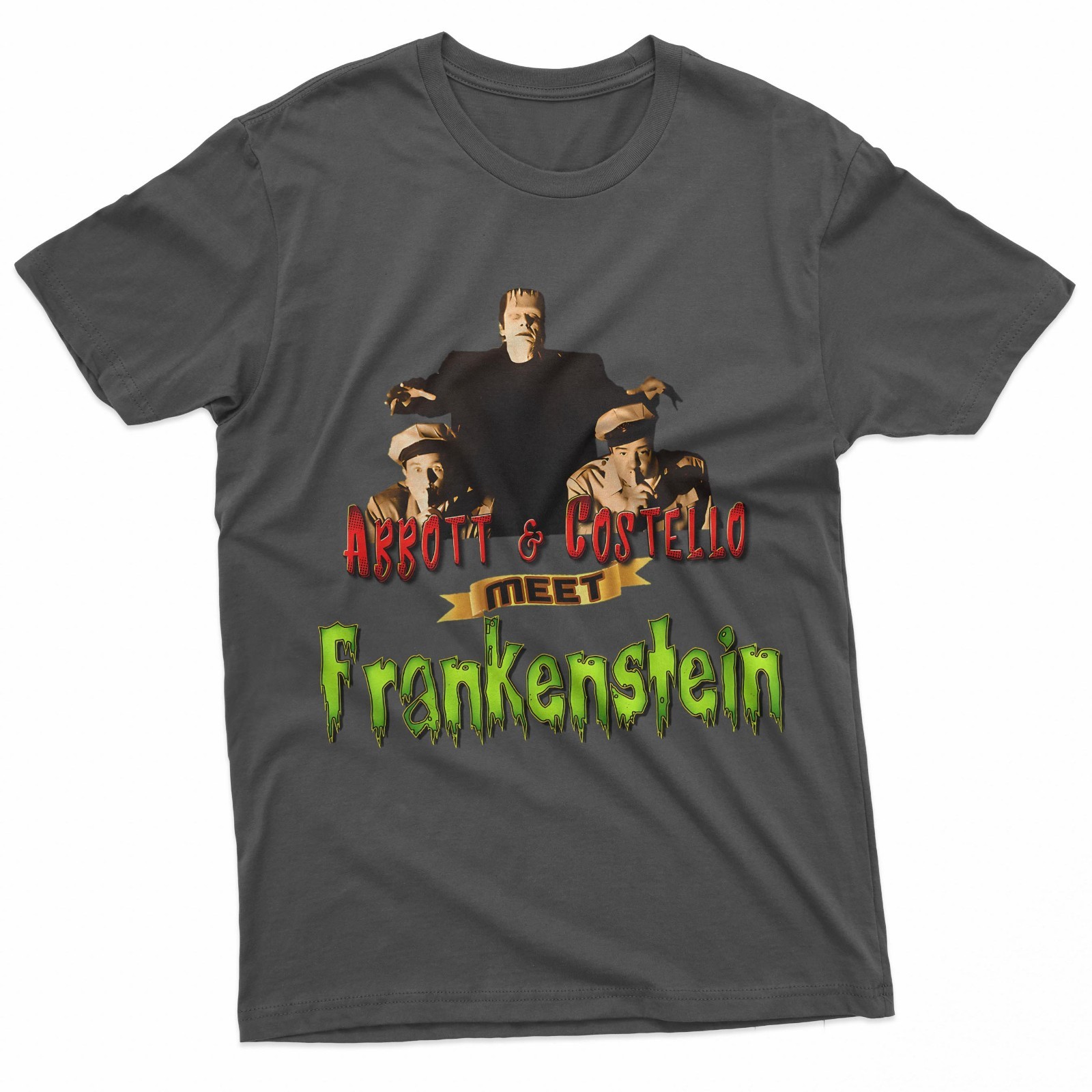 Abbott And Costello Meet Frankenstein Classic Horror Comedy T-Shirt