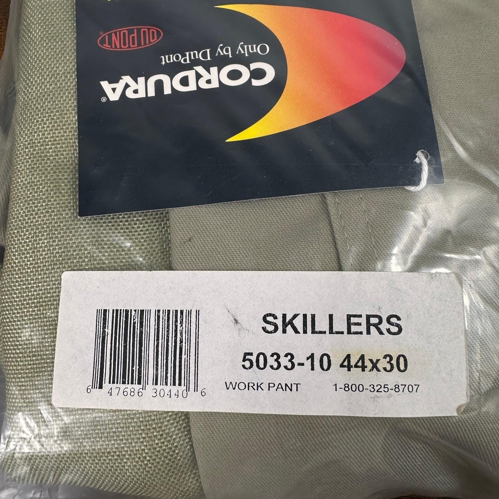 NOS Skillers 5033-10 Work Utility Pants 44×30 Cordura Reinforced Made USA