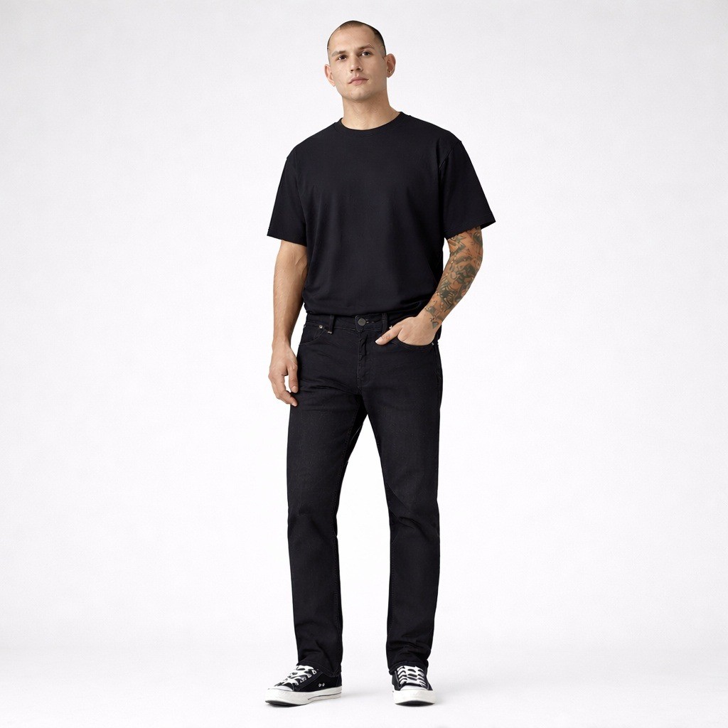 Levi’s 511 Slim Straight Jeans Mens 36×34 Black NEW Stretch Flex Denim 045113096