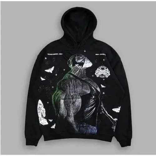 Darcsport X Batman Size Large Side by Side Bane Hoodie Black Mens L New With Tag