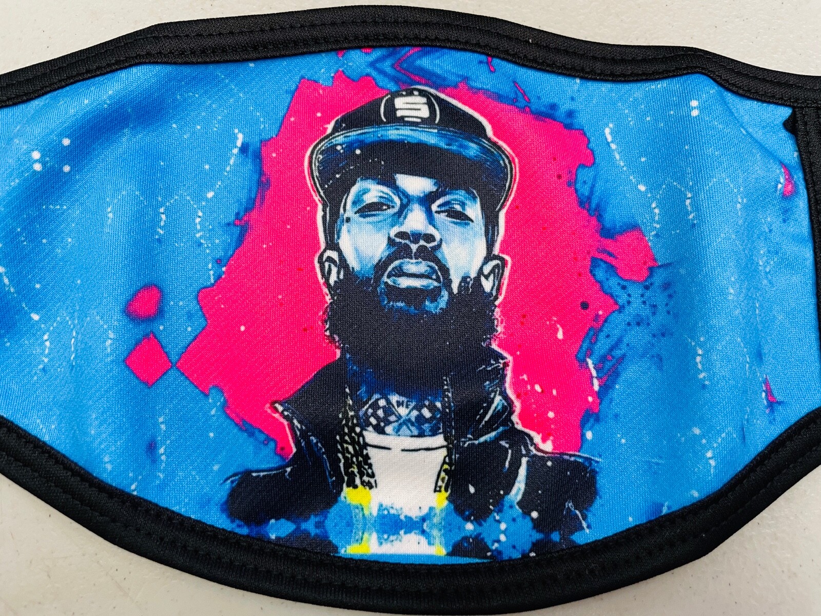 Nipsey Hussle New Edition Printed Face Mask Free Shipping and Returns USA Seller
