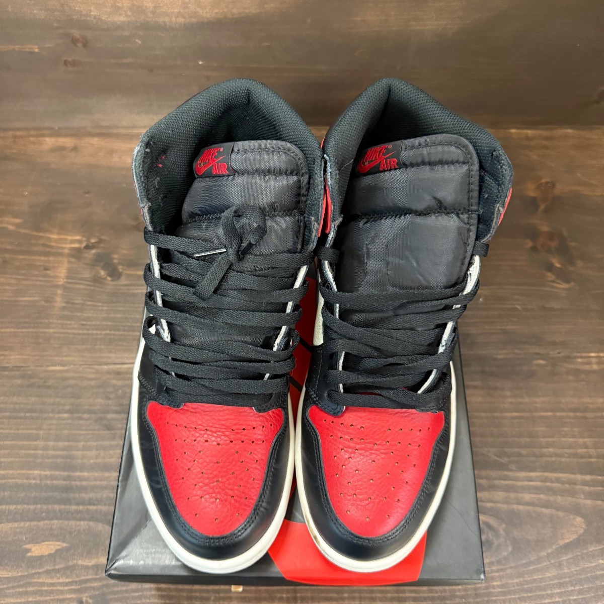 Jordan 1 Retro High Bred Toe (Pre-Owned) – 555088-610-10-PO-2 – (Mode… Size 10