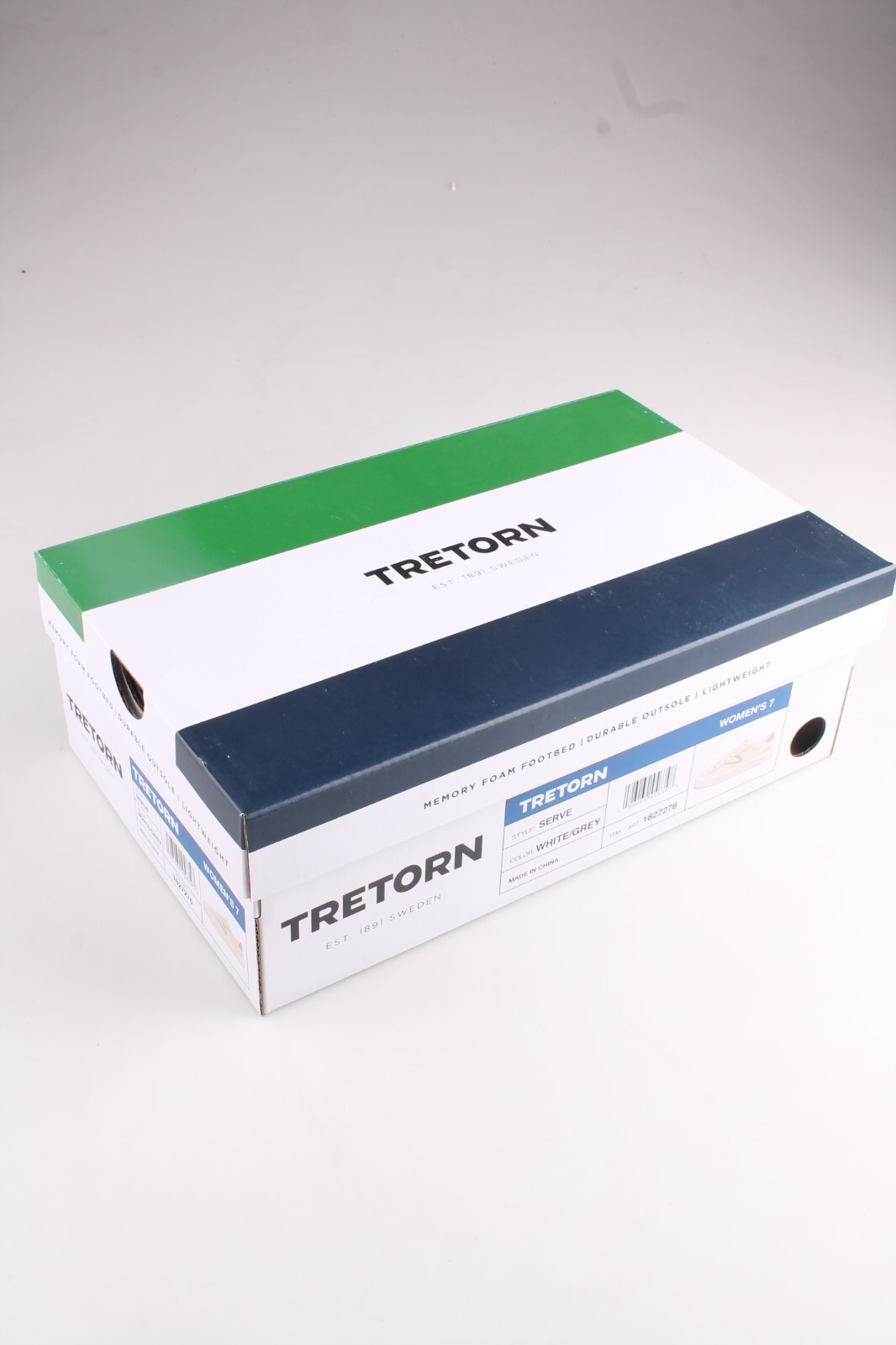 Tretorn “Serve” Women’s Memory Foam Footbed Sneaker 7 7.5 8 8.5 9 10 White NEW