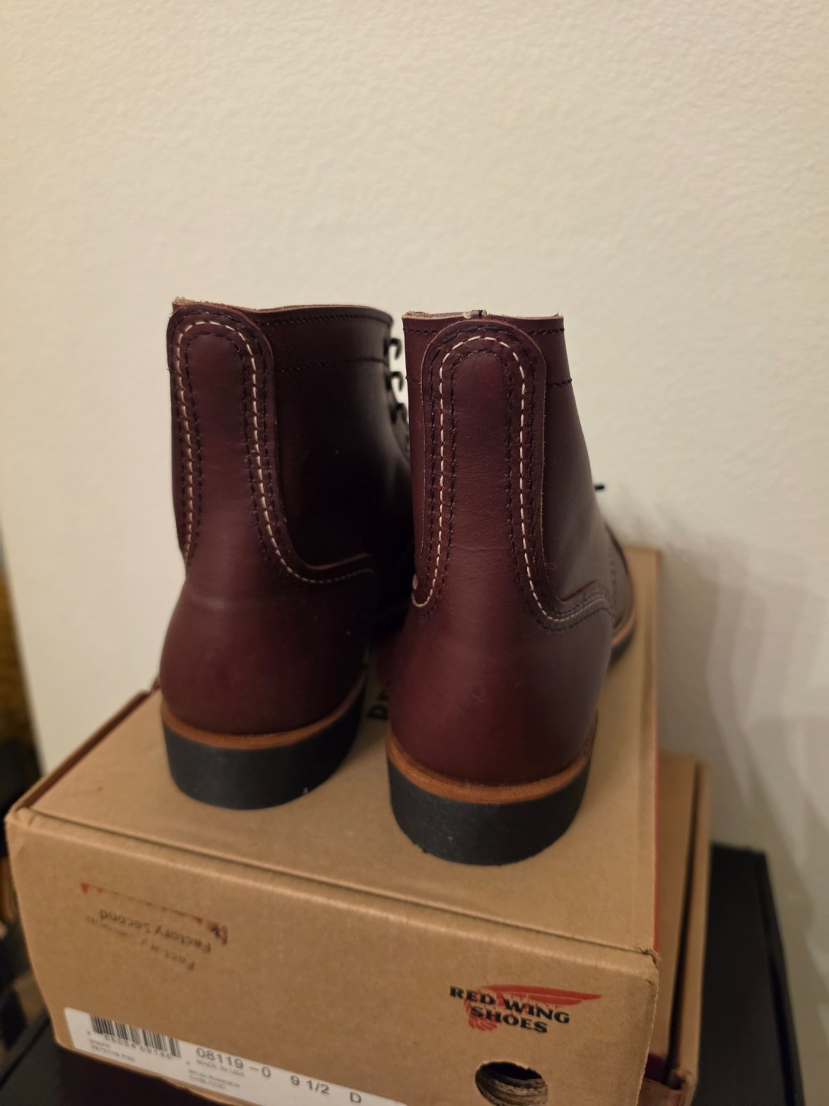 Red Wing 8119 Heritage Iron Ranger Oxblood Cap Toe Boots Mens 9.5D NEW W BOX