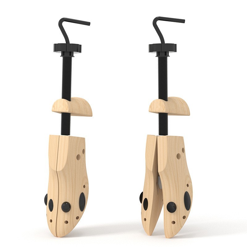 2-Way Wooden Adjustable Shoe Stretcher Expander Men Women Boot Size US 5-13