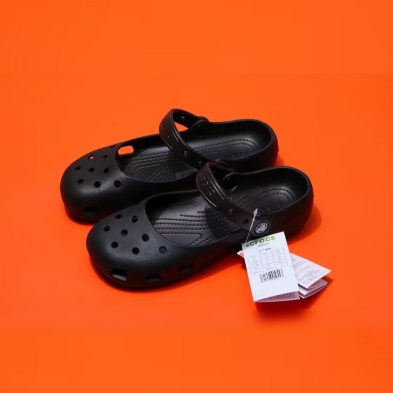 Womens Crocs Classic Leopard Print Ballet Flat Clog-Choose Color