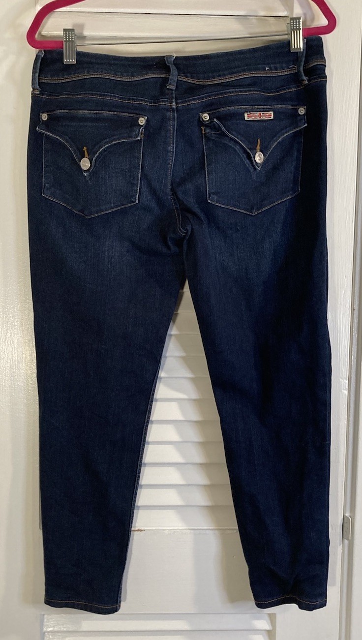 Hudson Jeans Collin Skinny Stretch Ankle Cropped 25” Inseams Women’s Size 29