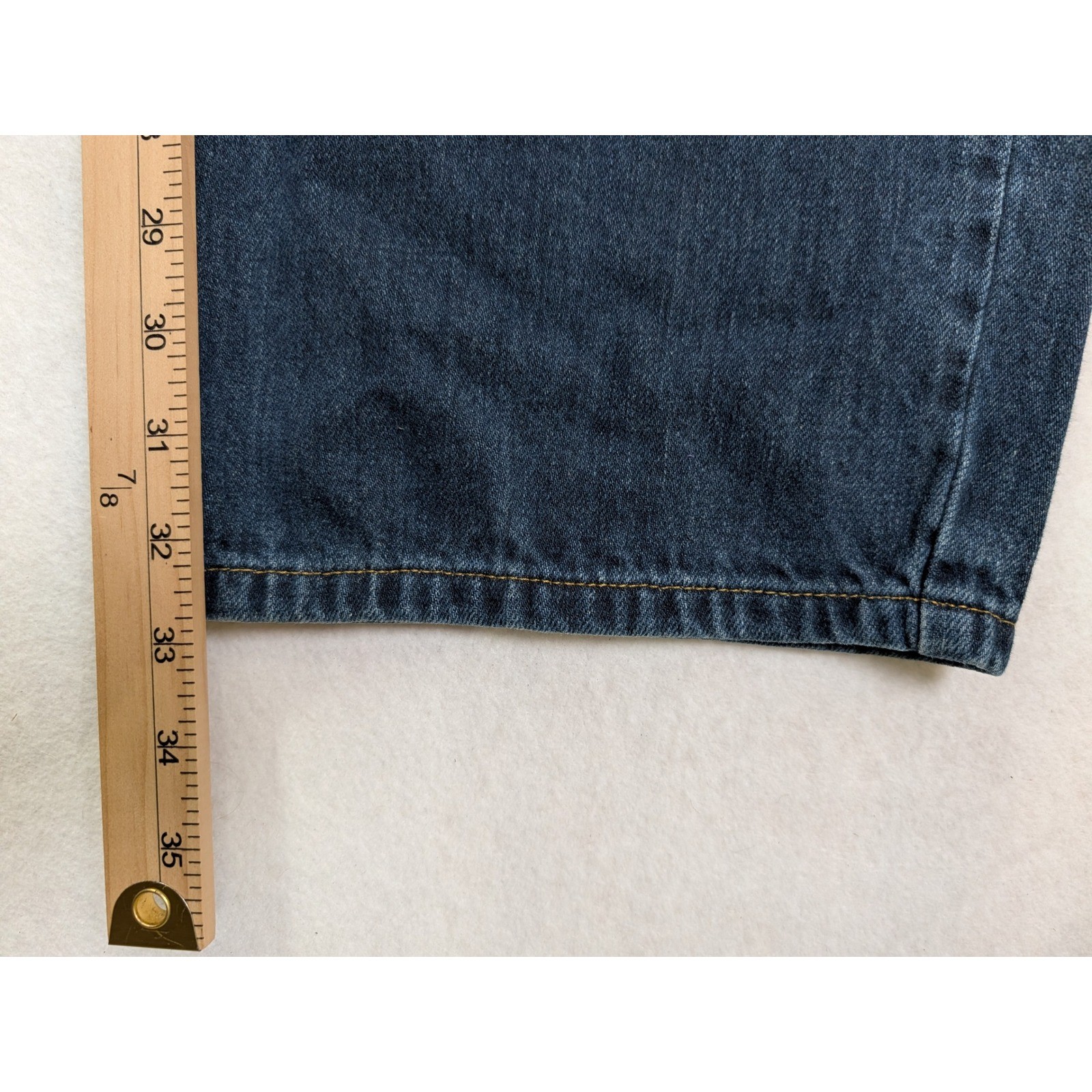 Urban Pipeline Mens Relaxed Straight Jeans 48 x 34 Dark Wash Blue Denim