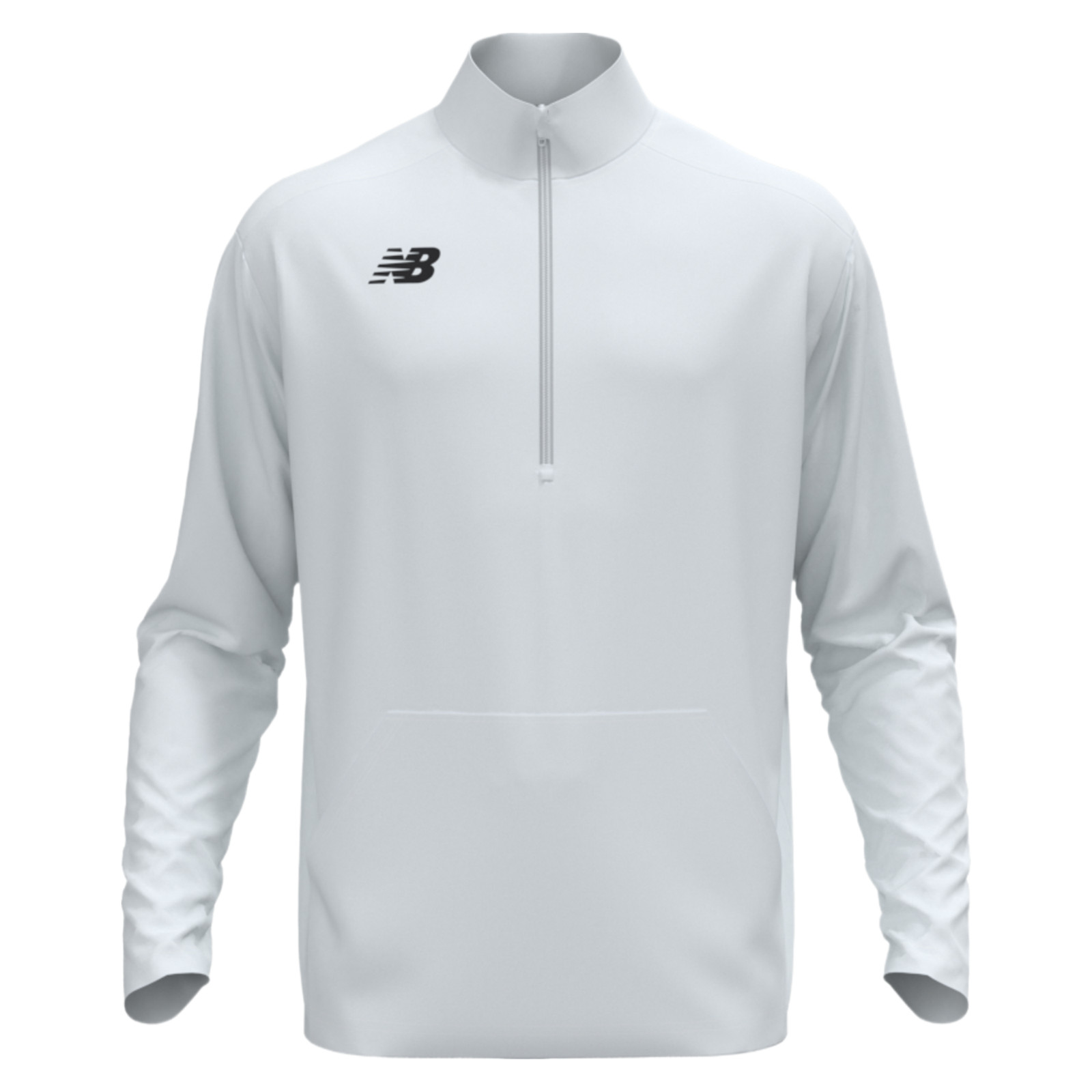 New Balance Midfield Half Zip Men’s (TMMT754WT) (WHITE/TEAM BLACK)