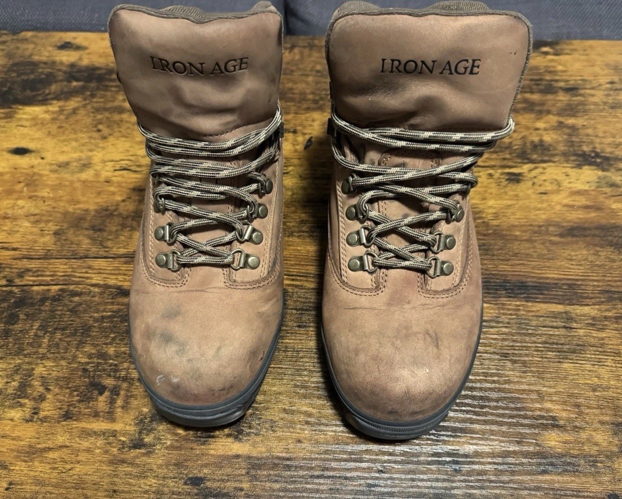 Iron Age Steel Toe Men’s Work Boots Size 9 U.S.