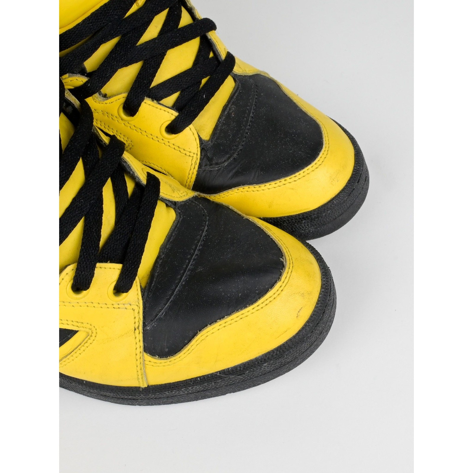 Adidas x Jeremy Scott S/S 2012 Instinct Hi (Black/Yellow) – Size 10