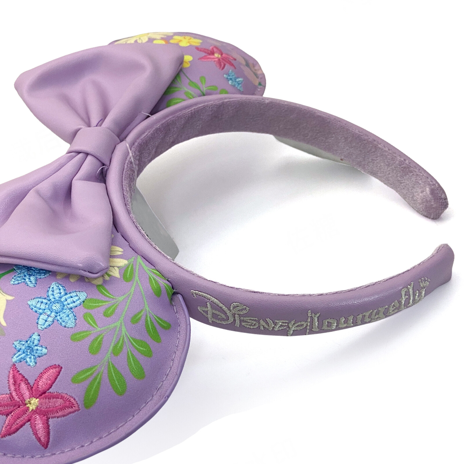 2025 Loungefly DisneyPark’s Anniversary Flower Headband Minnie Ears Purple Mouse