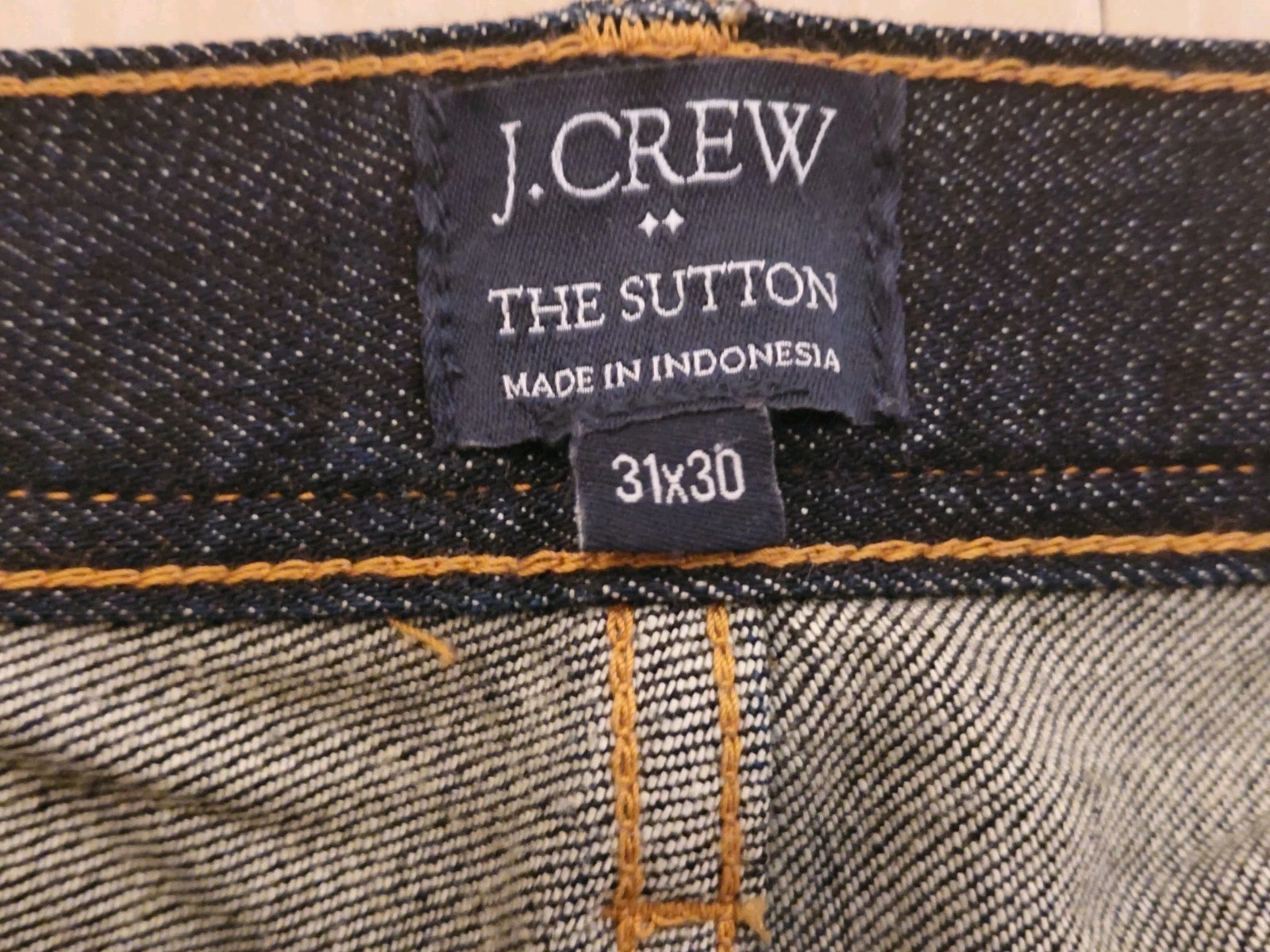 J.CREW MEN’S THE SUTTON JEANS DENIM 5 POCKET JEANS BLUE 31 X 30