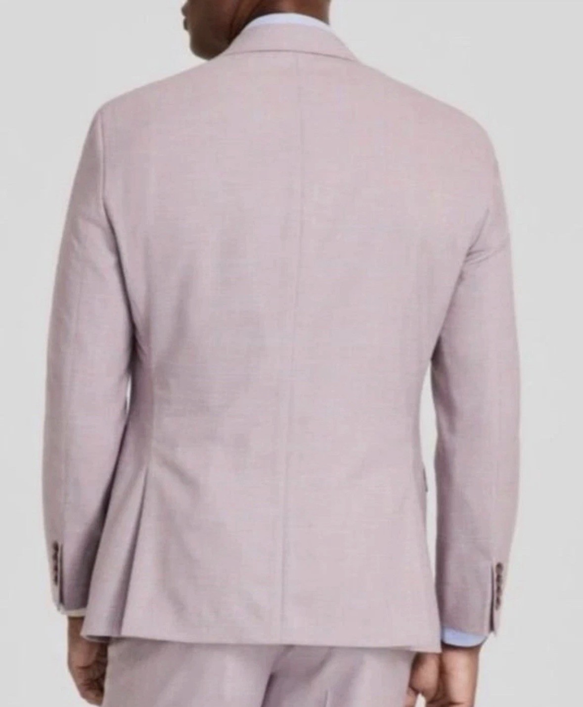 Tayion 42S Mens Regular fit Suit Jacket Blazer Pink Blue Check Plaid New NWT