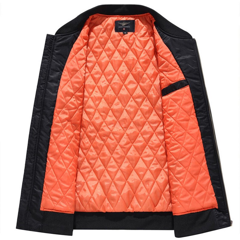 Heavy Weight Men’s Full Zip MA-1 Flight Bomber Jacket – Outerwear Coat