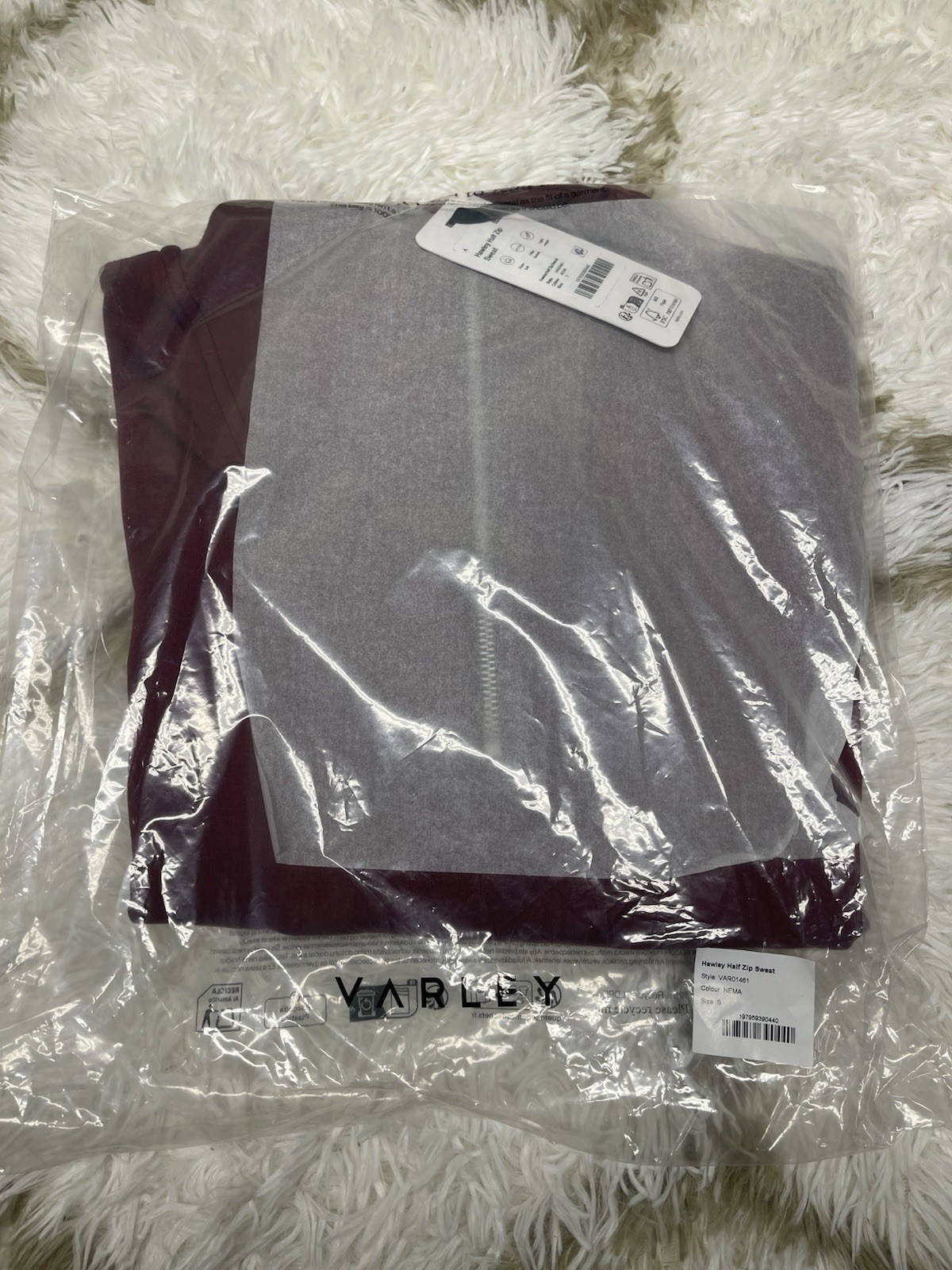 🧡*NWT*Varley Hawley Half-Zip Sweater Pullover Women’s Size S Color – New Maroon