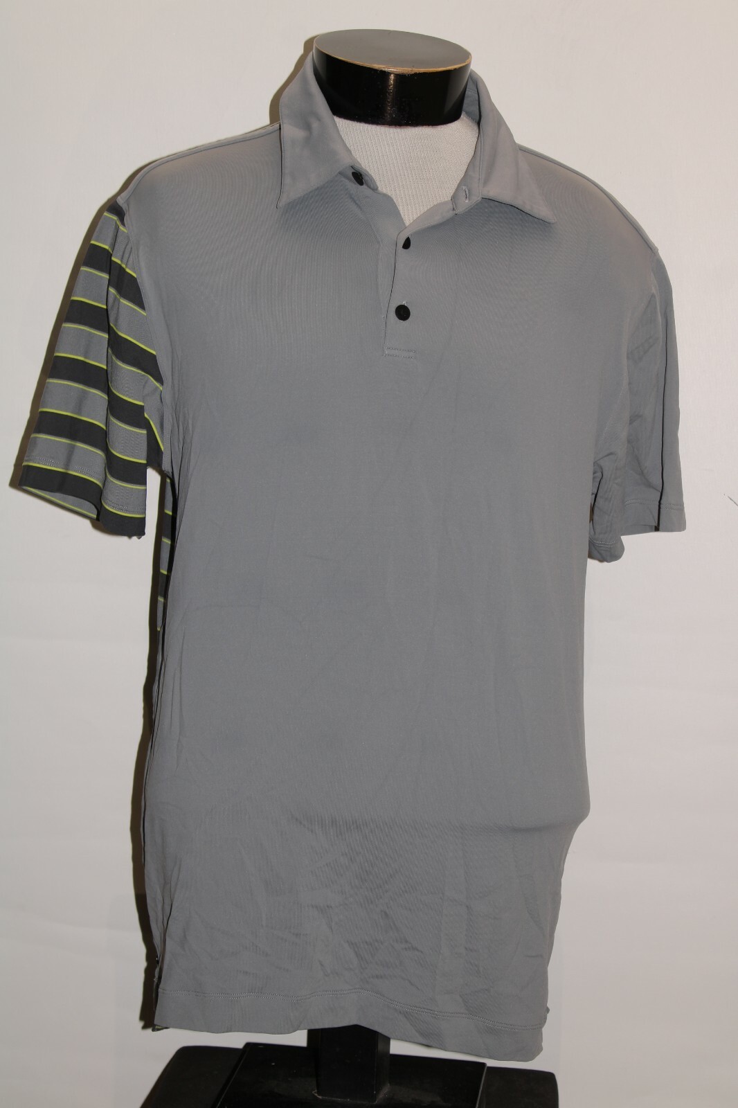 NIKE Golf Mens Large L 92%Nylon/8%Spandex Tour Premium Dri-Fit Polo shirt